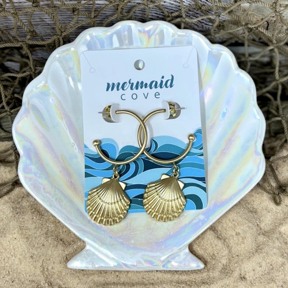 SARNDINIA Charm Hoop Earrings